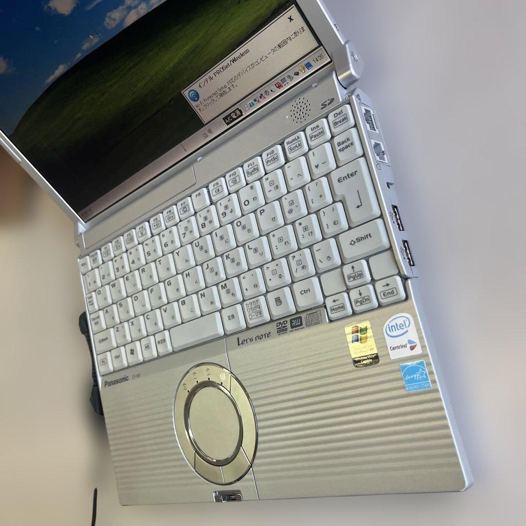 ★訳有格安★WindowsXP★長時間バッテリー付き12.1インチモバイルPC★