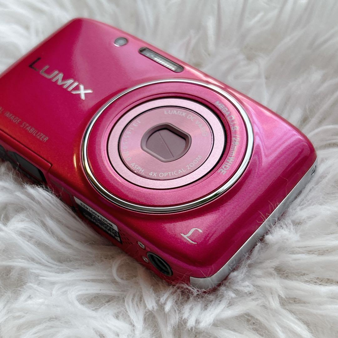 【極美品】Panasonic LUMIX DMC-S2 ピンク デジタルカメラ
