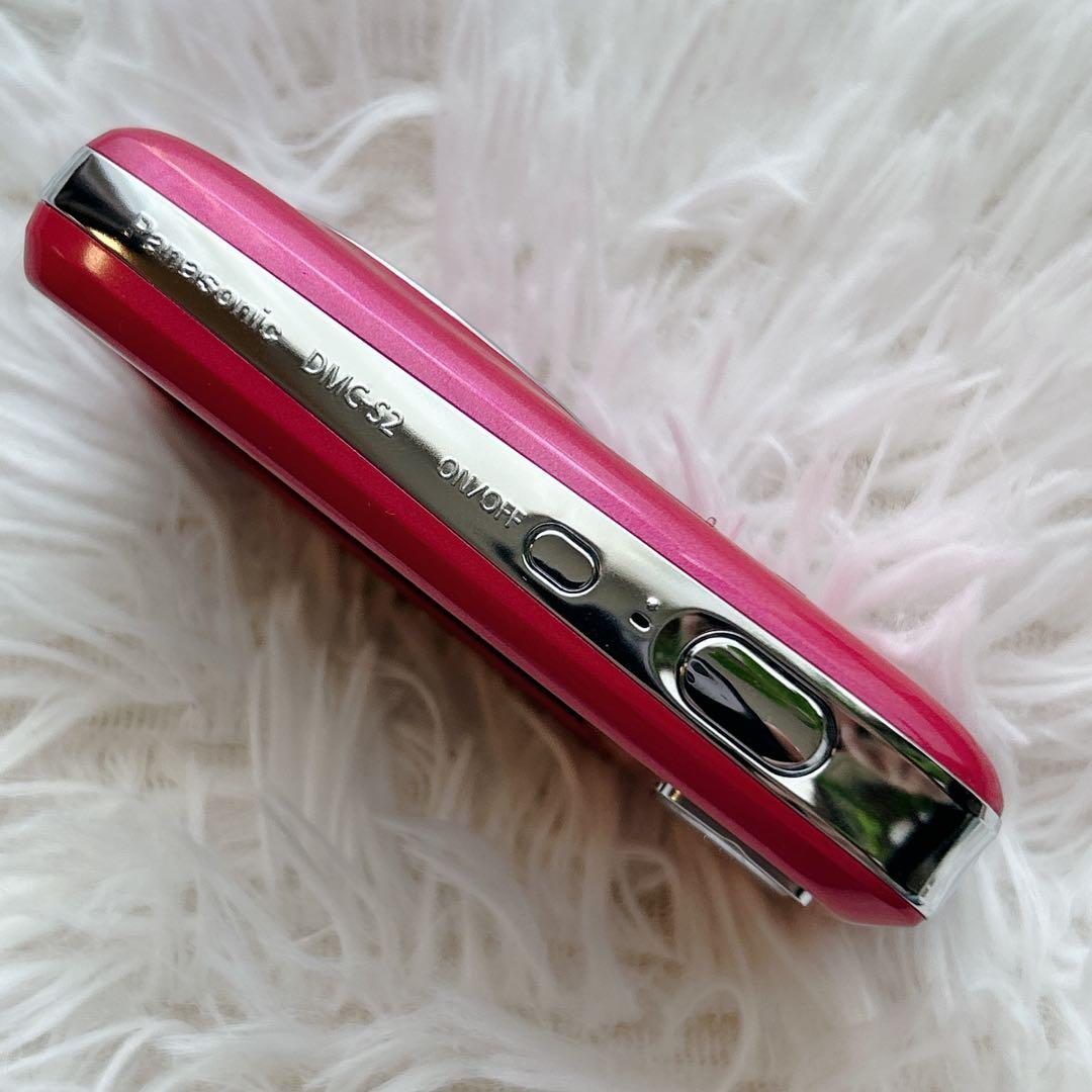 【極美品】Panasonic LUMIX DMC-S2 ピンク デジタルカメラ