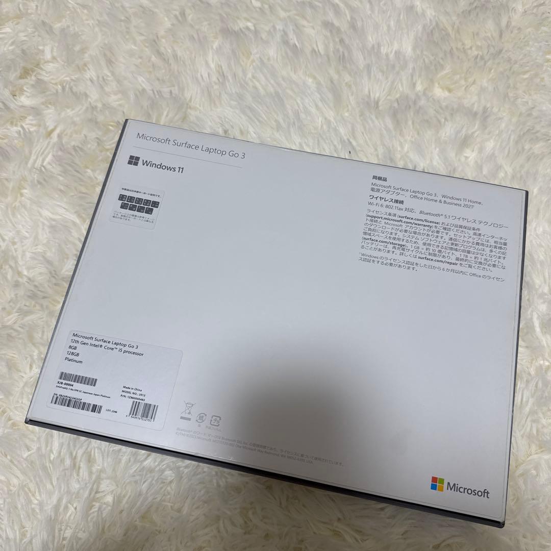 Windowsノート本体 Windows11 Microsoft Surface Laptop Go 3