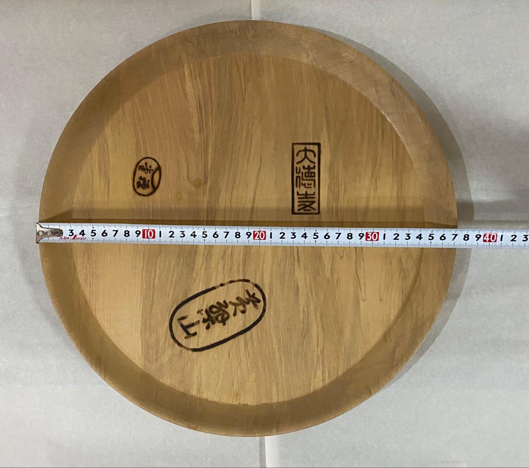 大徳寺　木製　丸盆　5枚　茶道具　懐石道具
