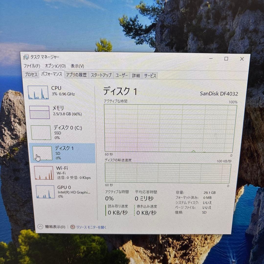 LIVA Z ミニPC Celeron(R) N3450 メモリ4GB