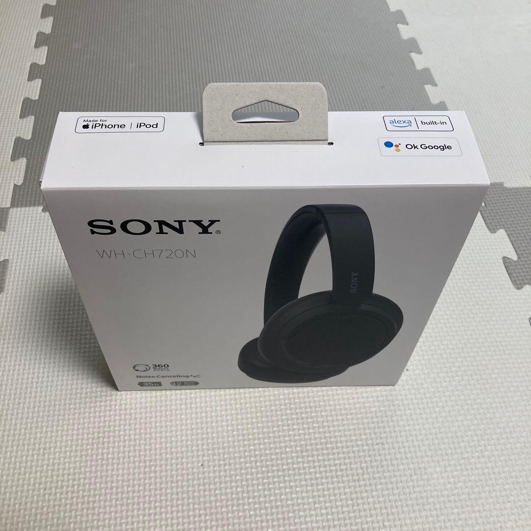 【新品未開封】SONY ワイヤレスヘッドホンWH-CH720N(ブラック)
