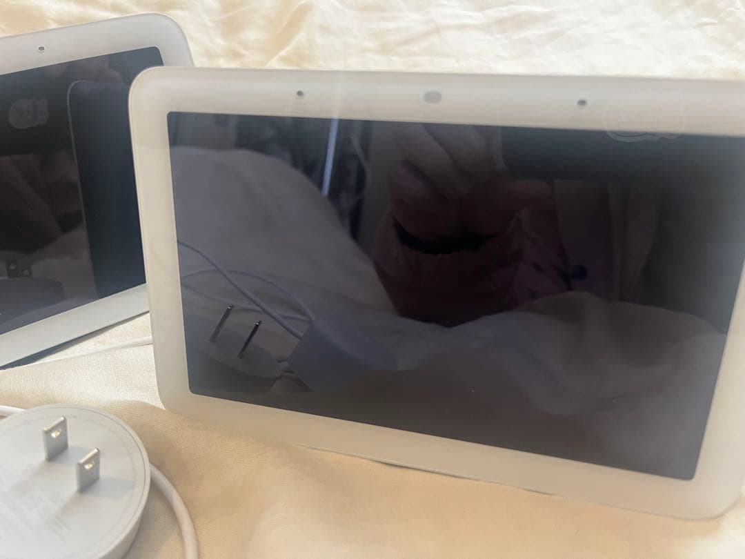 Google Nest Hub（第 2 世代）2台セット ホワイト ブラック