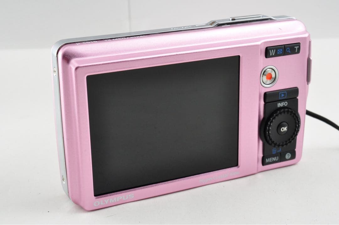 美品　OLYMPUS μ-5010 ピンク デジカメ オールドコンデジ