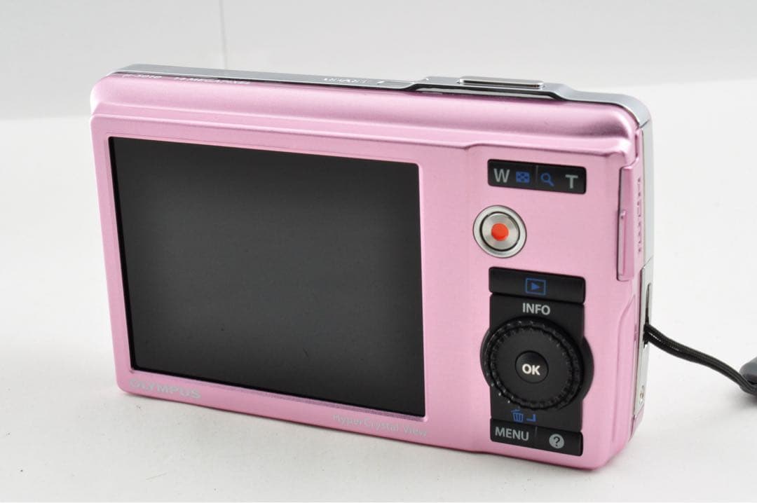 美品　OLYMPUS μ-5010 ピンク デジカメ オールドコンデジ