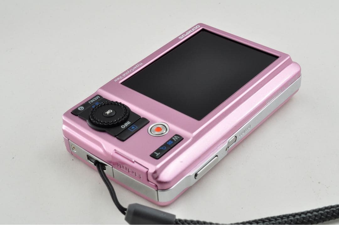 美品　OLYMPUS μ-5010 ピンク デジカメ オールドコンデジ