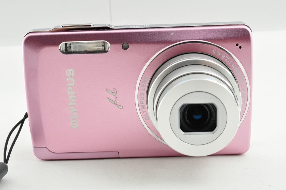 美品　OLYMPUS μ-5010 ピンク デジカメ オールドコンデジ