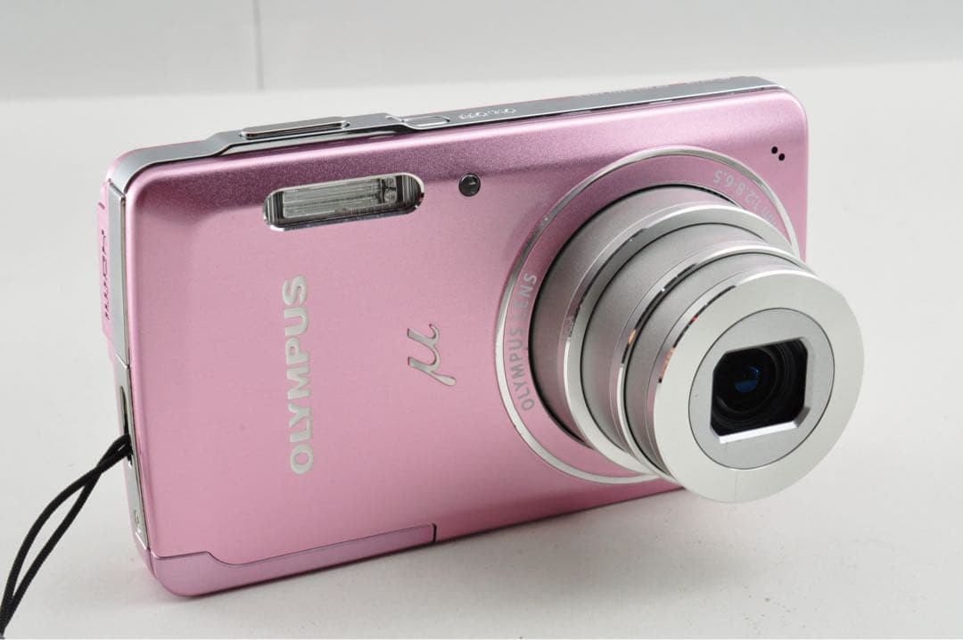 美品　OLYMPUS μ-5010 ピンク デジカメ オールドコンデジ
