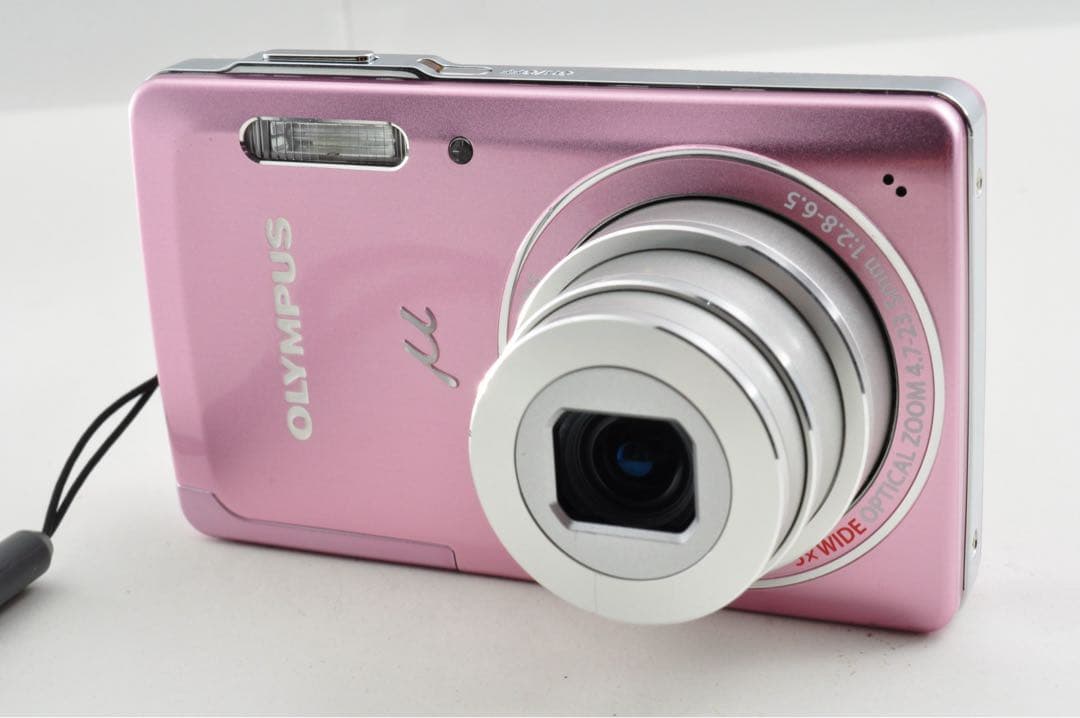 美品　OLYMPUS μ-5010 ピンク デジカメ オールドコンデジ