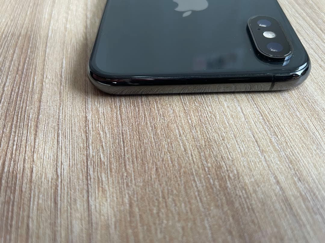 iPhone Xs スペースグレー 64GB SIMフリー　バッテリー77%