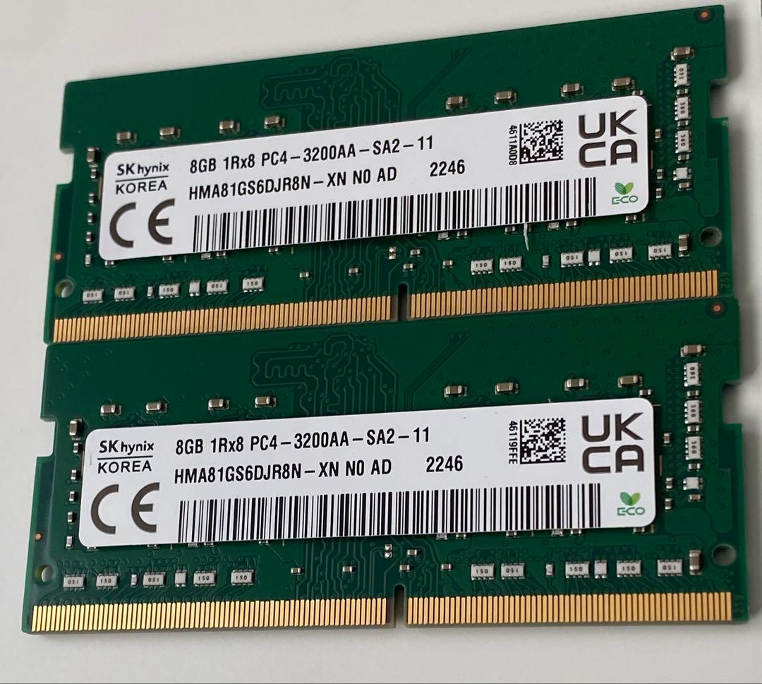 メモリー SK hynix (8GBx4)1Rx8 3200AA PC4 32GB