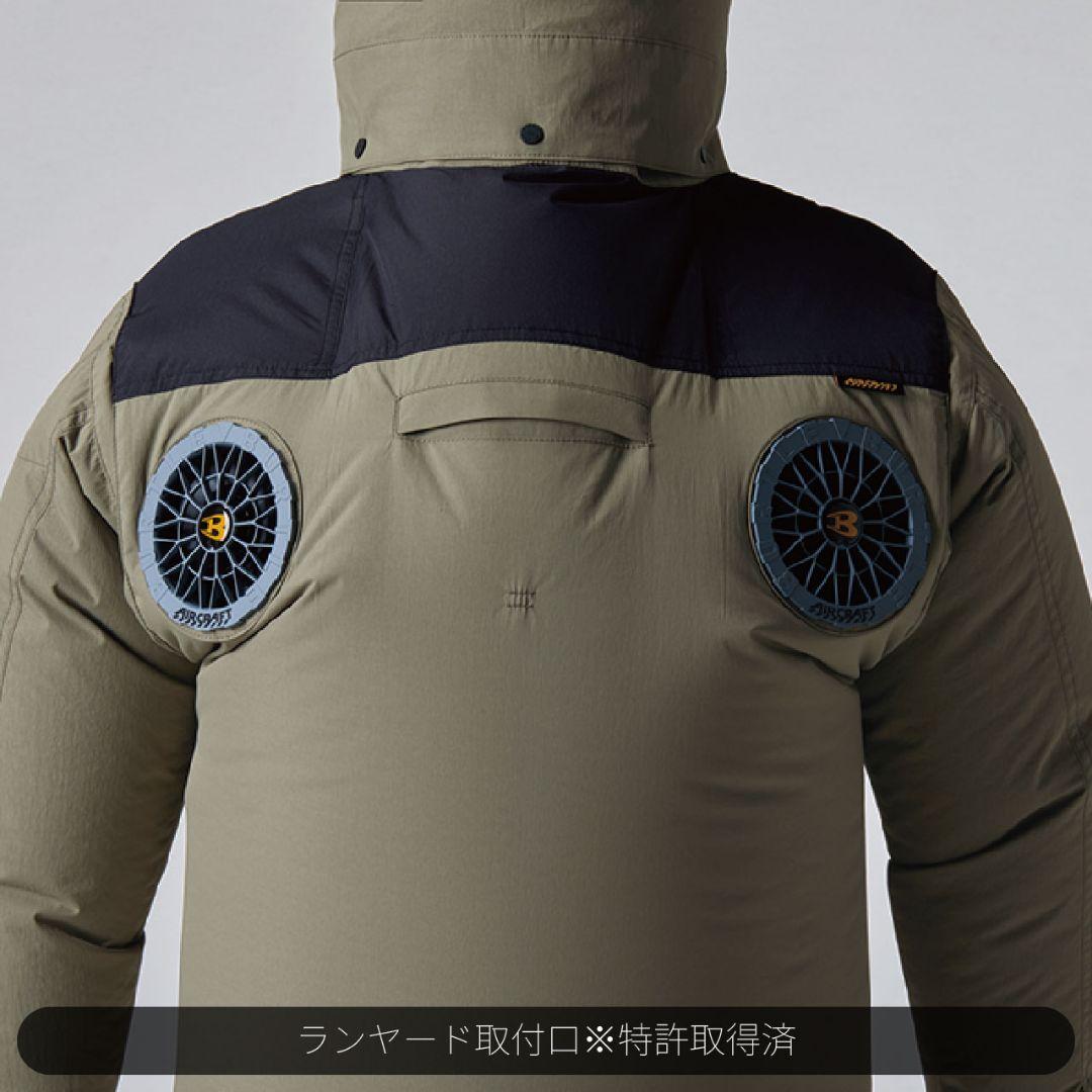 【新品】バートル空調服 AC2061 限定カモフラブラック長袖サイズ L