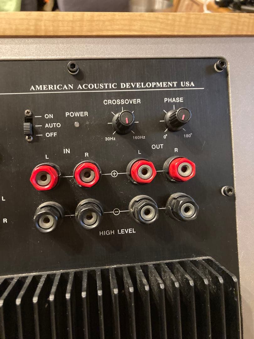 【美品・動作良好】AAD E-8SUB サブウーファー