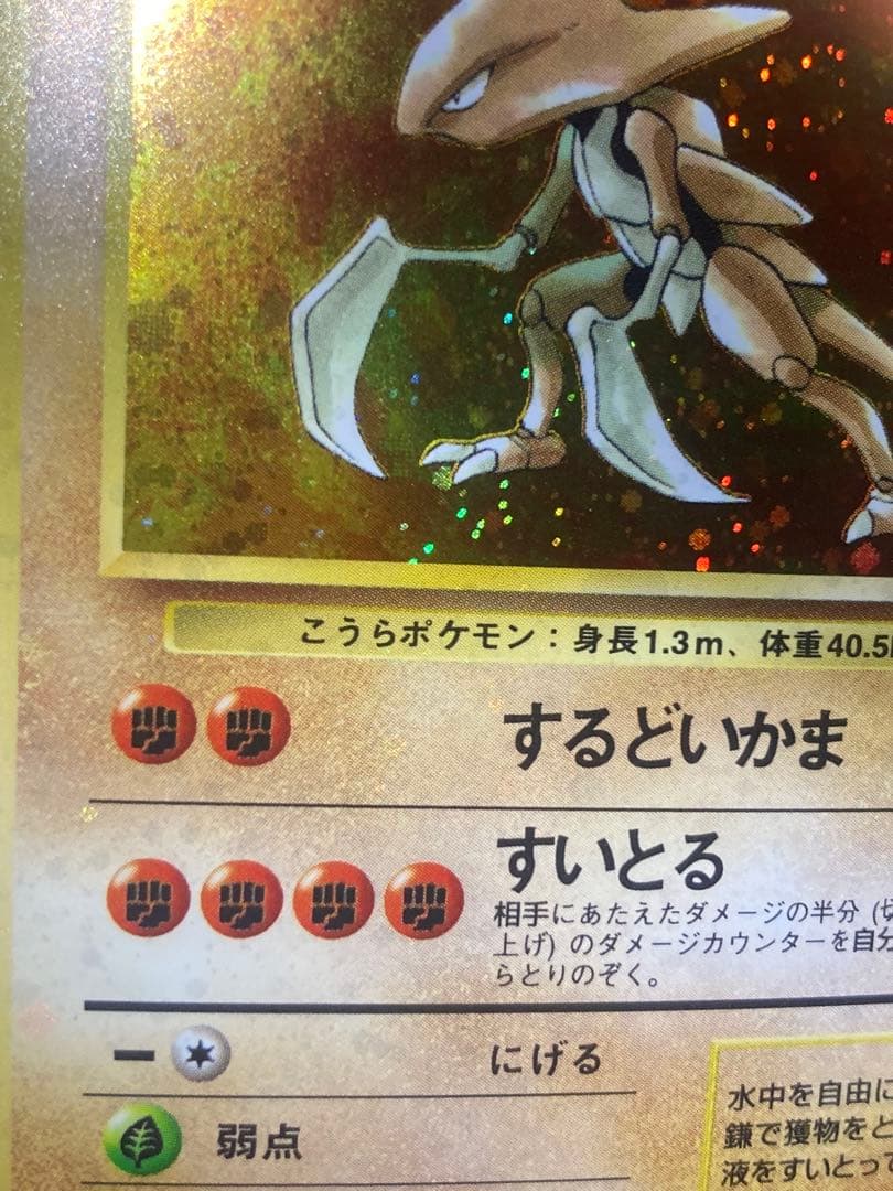 全面ホロ　全ホロ　カブトプス　旧裏　良品