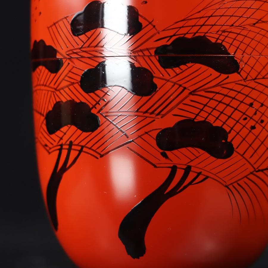 Y2975-2 茶道具 岡本陽斎 玄々斎好 あけぼの棗 共箱　　さ