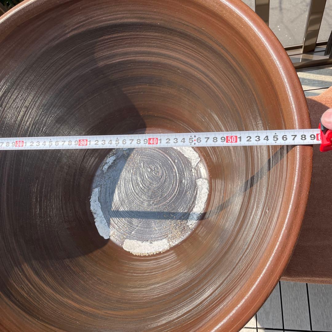 深鉢 2尺 大谷焼 ＜森陶器＞ メダカ鉢 金魚鉢 睡蓮鉢 陶器 日本製59×32