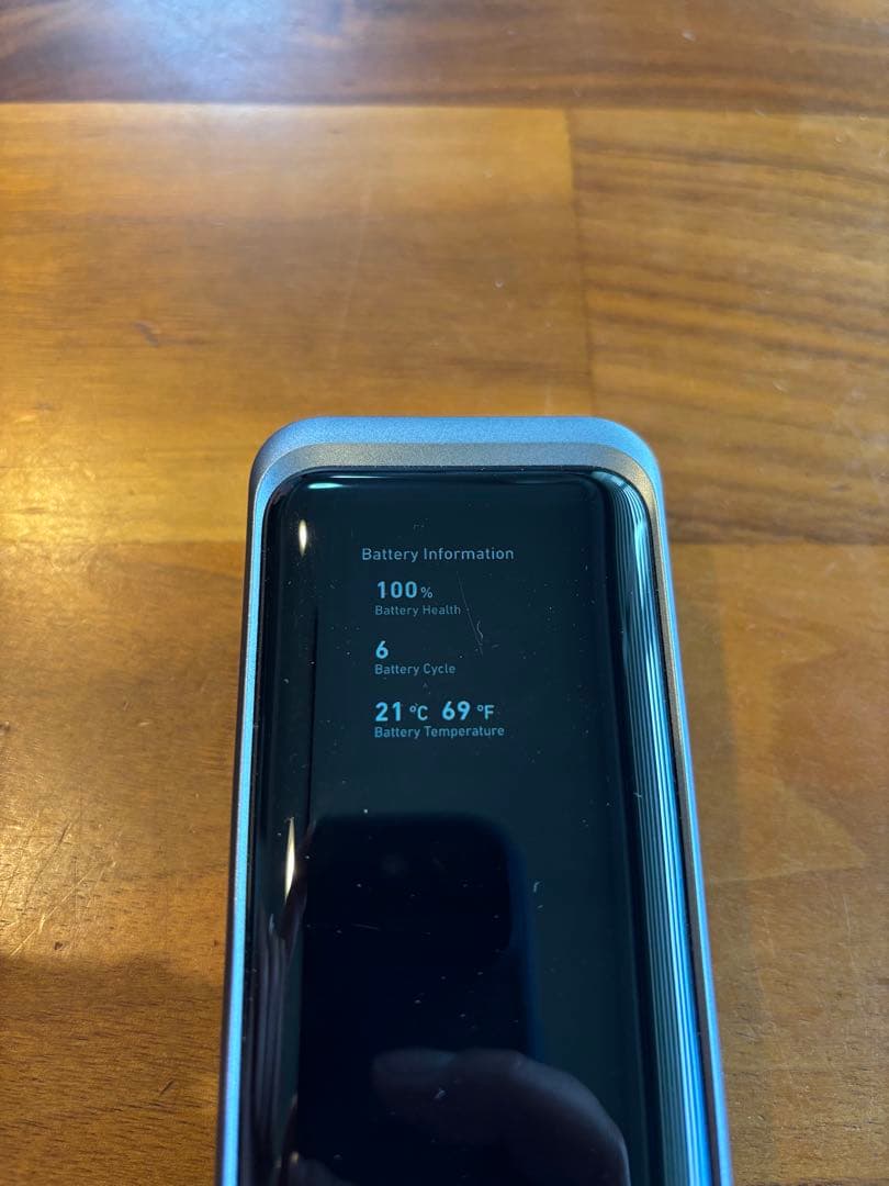 AnkerPrimePowerBank➕持ち運びケース　バッテリーサイクル6回