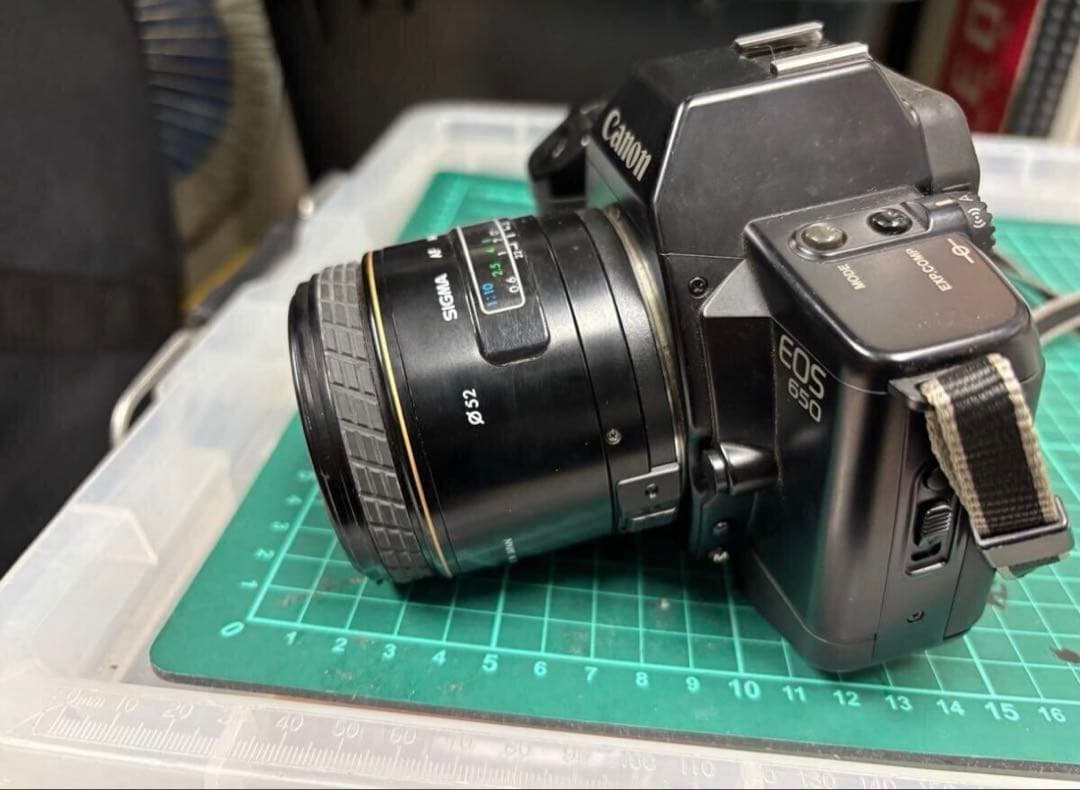 Canon EOS650 フィルムカメラ キャノン 一眼レフ 通電確認済み