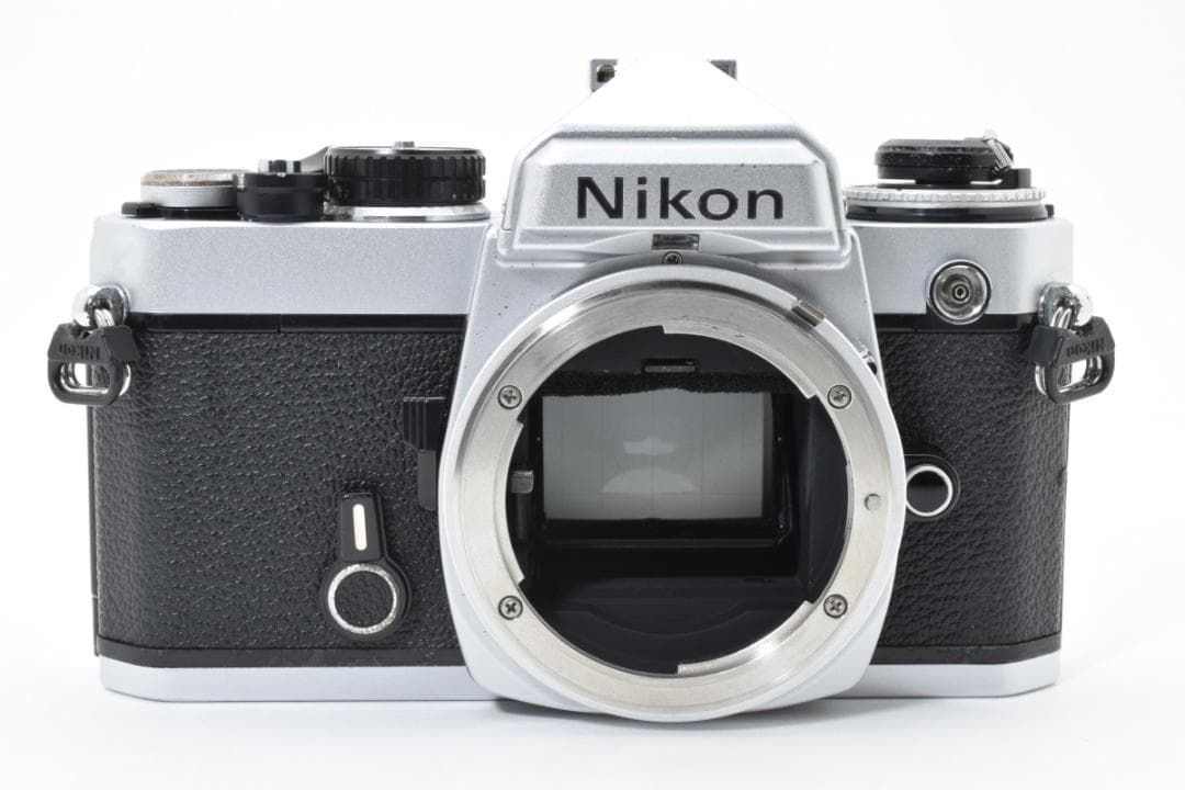 美品 NIKON FE シルバー フィルムカメラ モルト新品交換済 H300