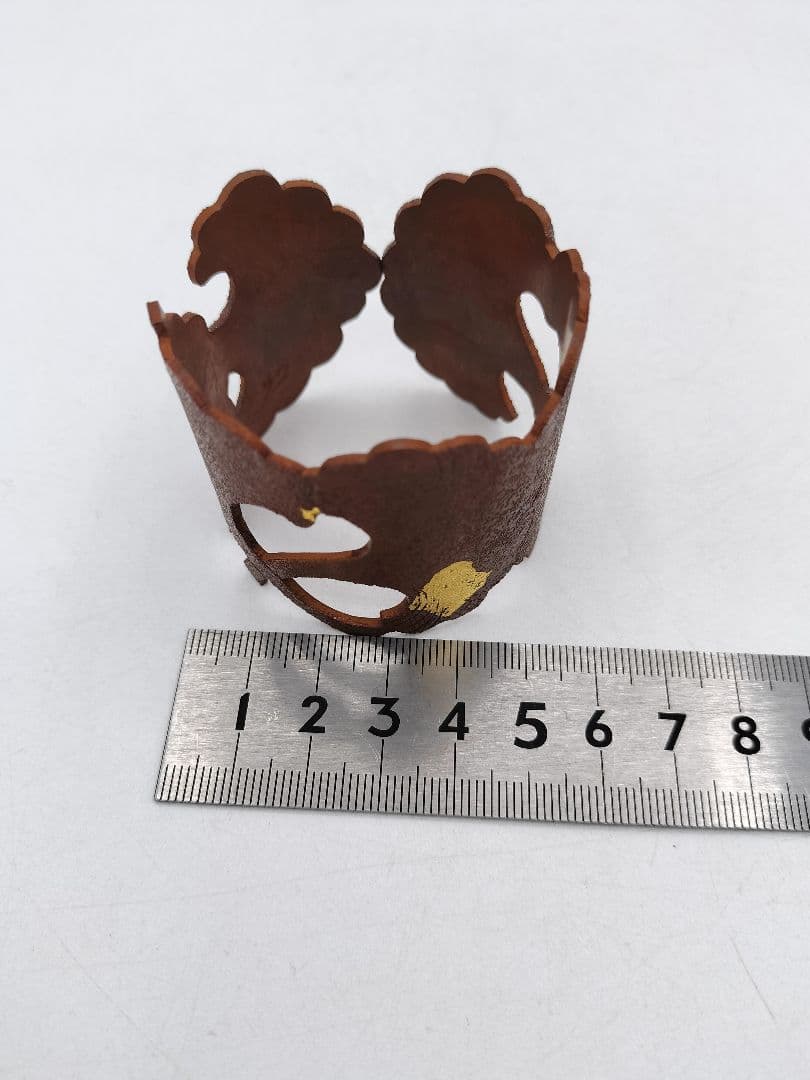 c955 【未使用】蓋置 飴銅 銀香 平安 清茂 木箱 茶道具