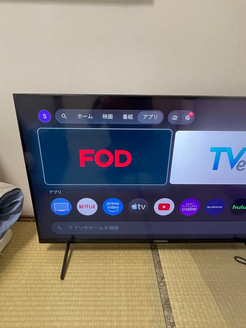 SONY BRAVIA 43X85j 液晶テレビ 倍速 2021年製 4K
