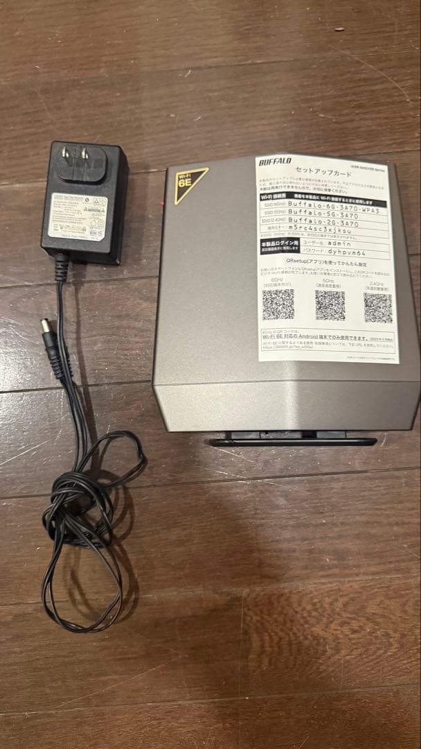 BUFFALO WSR-5400XE6 ルーター Wi-Fi バッファロー