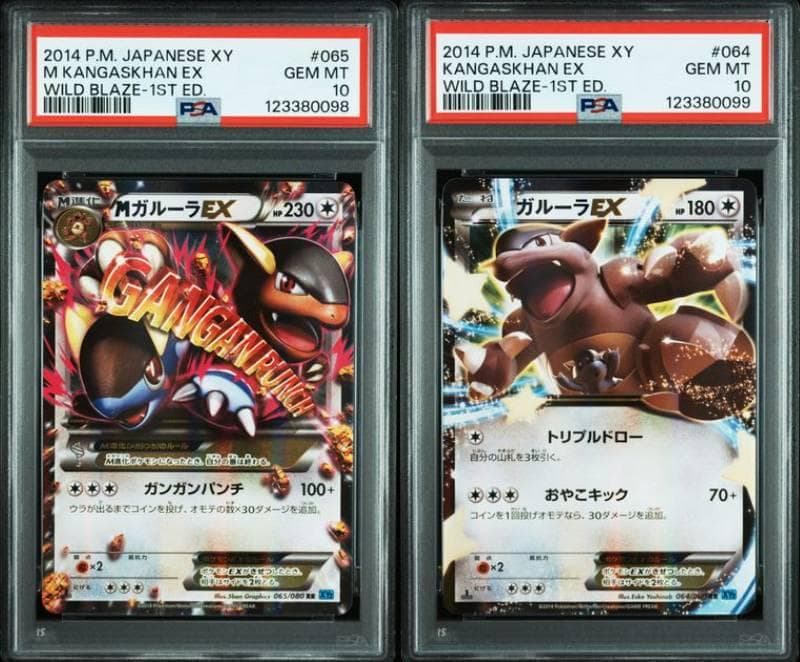 連番 PSA10 MガルーラEX RR XY2ワイルドブレイズ065 064