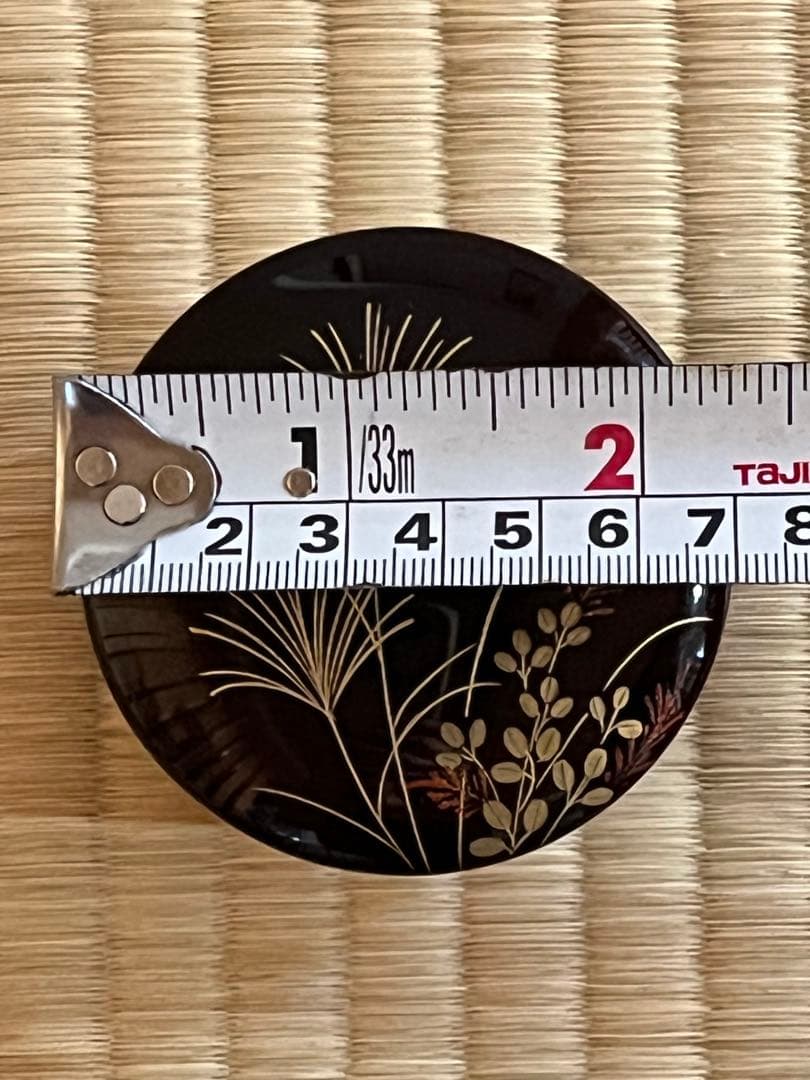 金輪寺　秋草蒔絵　茶道具　棗