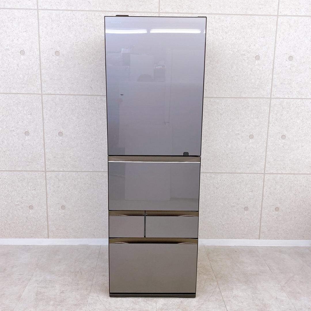 東芝 501L 冷蔵庫 GR-T500GZ 2021年製 6ドア フレンチ