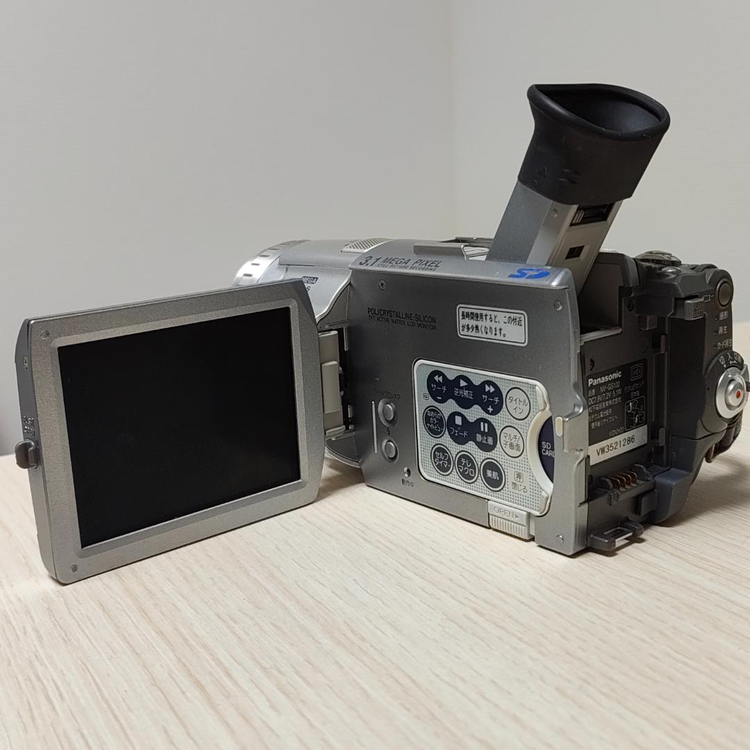 Panasonic NV-GS100 MiniDVビデオカメラ ダビングに