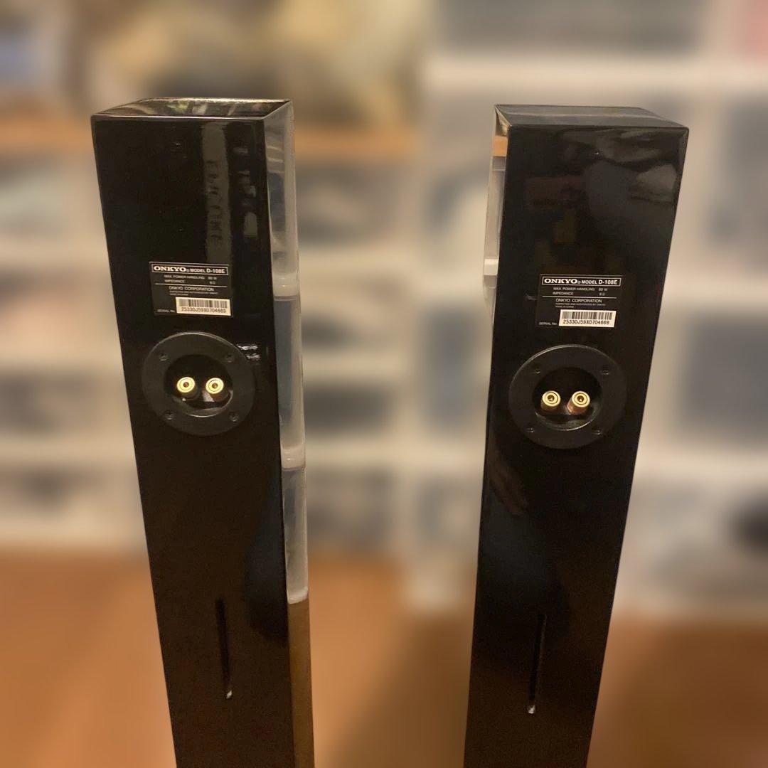 【送料無料】ONKYO タワースピーカー(2台1組) D-108E