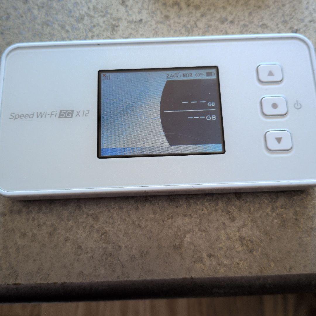 Speed Wi-Fi 5G X12 本体のみ