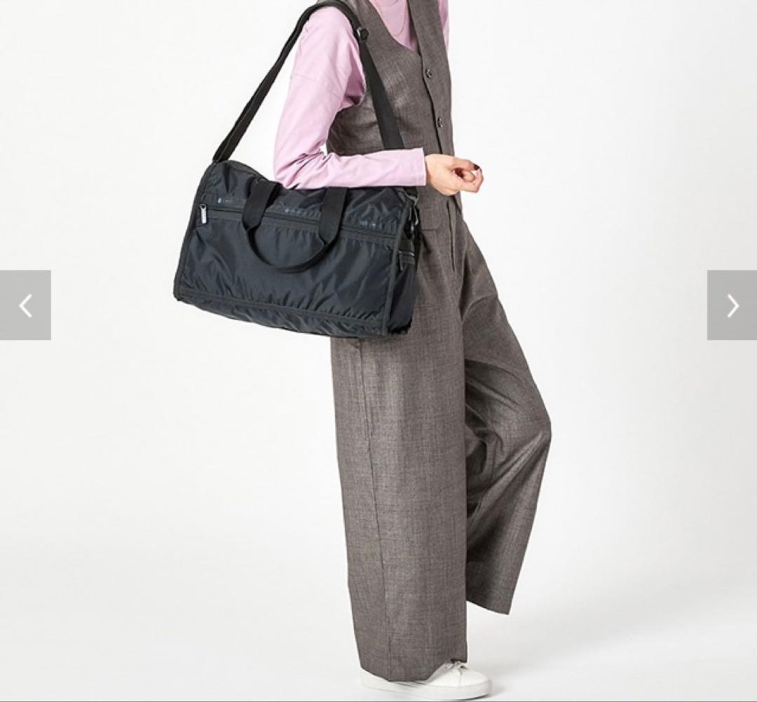 LeSportsac ブラックボストンバッグ