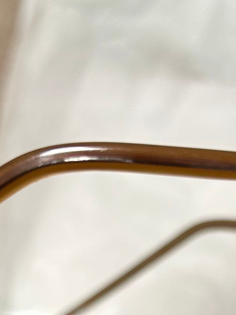 GUCCI GG 9582J メンズ　ブラウンメタルフレーム メガネ　度入り
