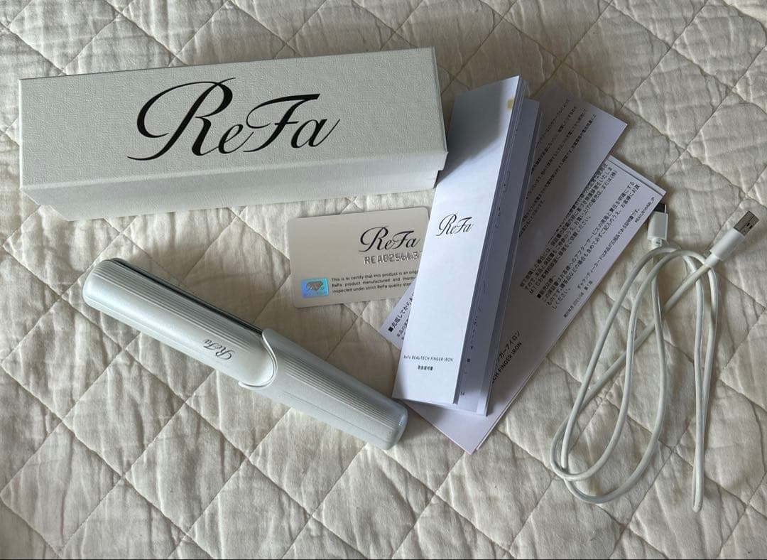 ReFaビューティックフィンガーアイロン　コードレスストレートアイロン