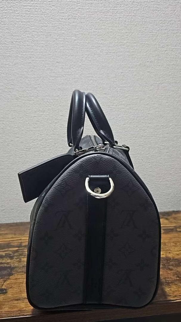 ルイヴィトン Keepall 35 ブラックモノグラム ボストンバッグ