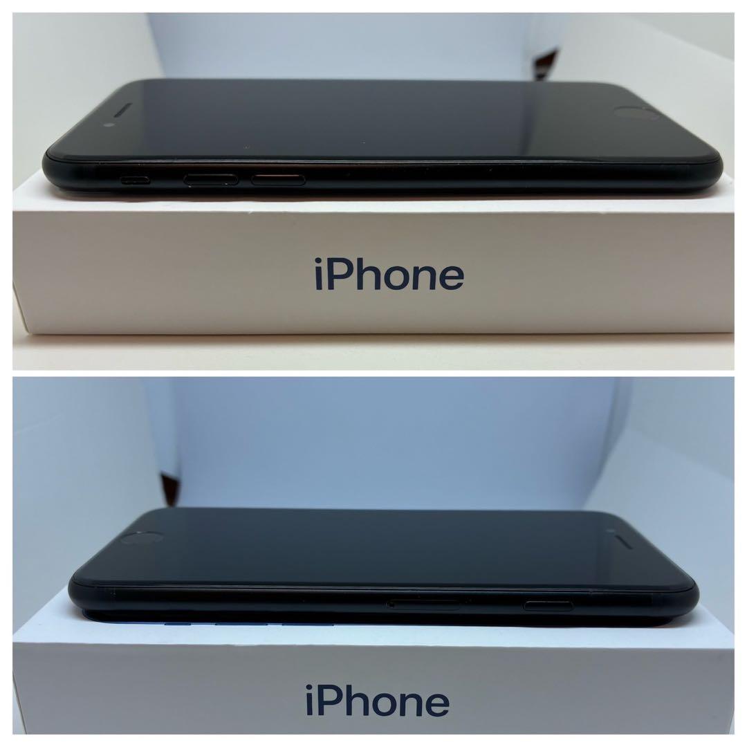 【極美品】　iPhone SE3 128GB SIMフリー 黒　新品バッテリー