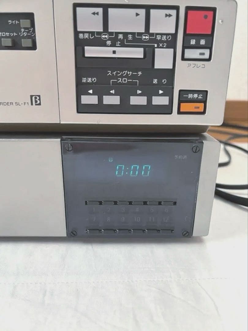 SONY ベータマックス SL-F1 ジャンク Betamax 通電・昭和レトロ