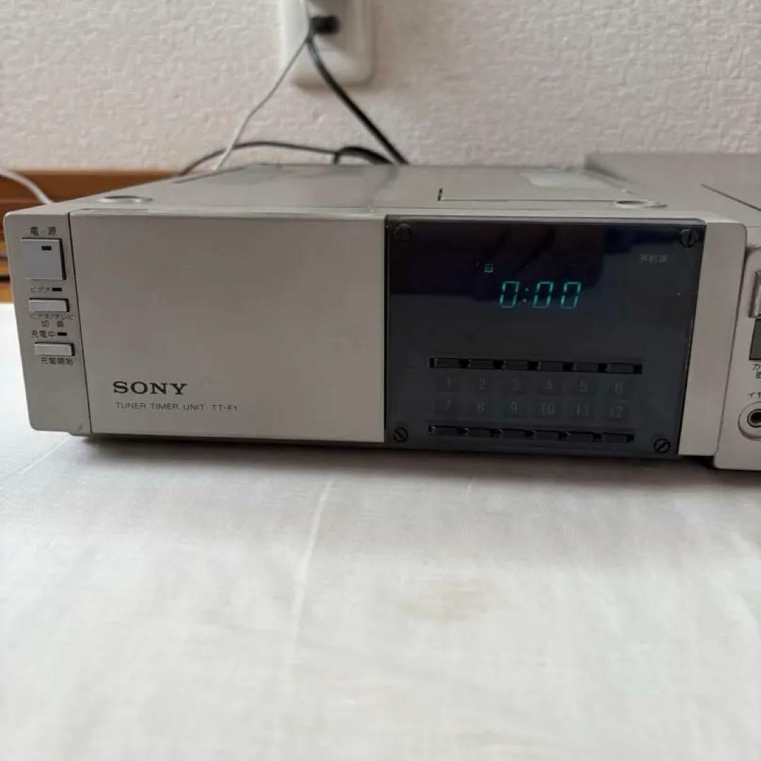 SONY ベータマックス SL-F1 ジャンク Betamax 通電・昭和レトロ