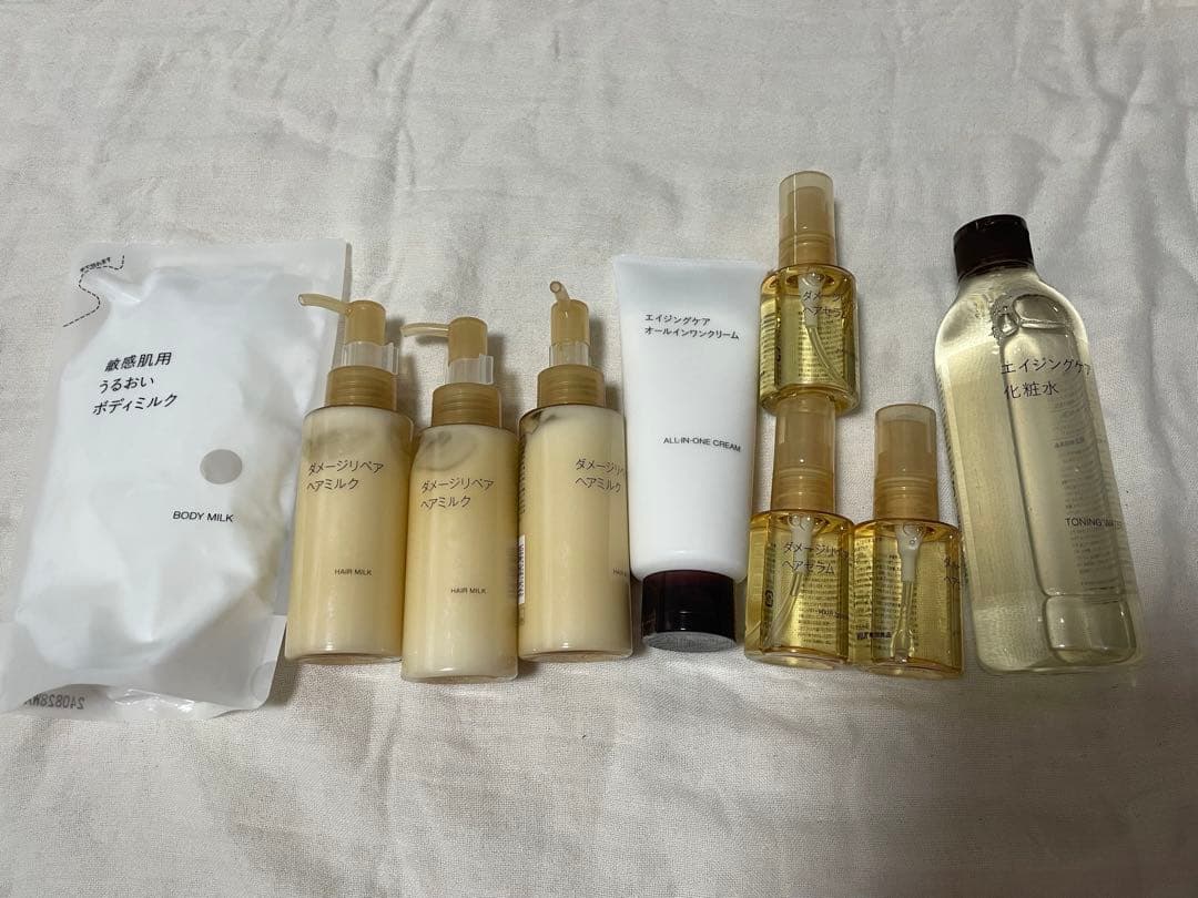 無印良品のスキンケア、ヘアケア