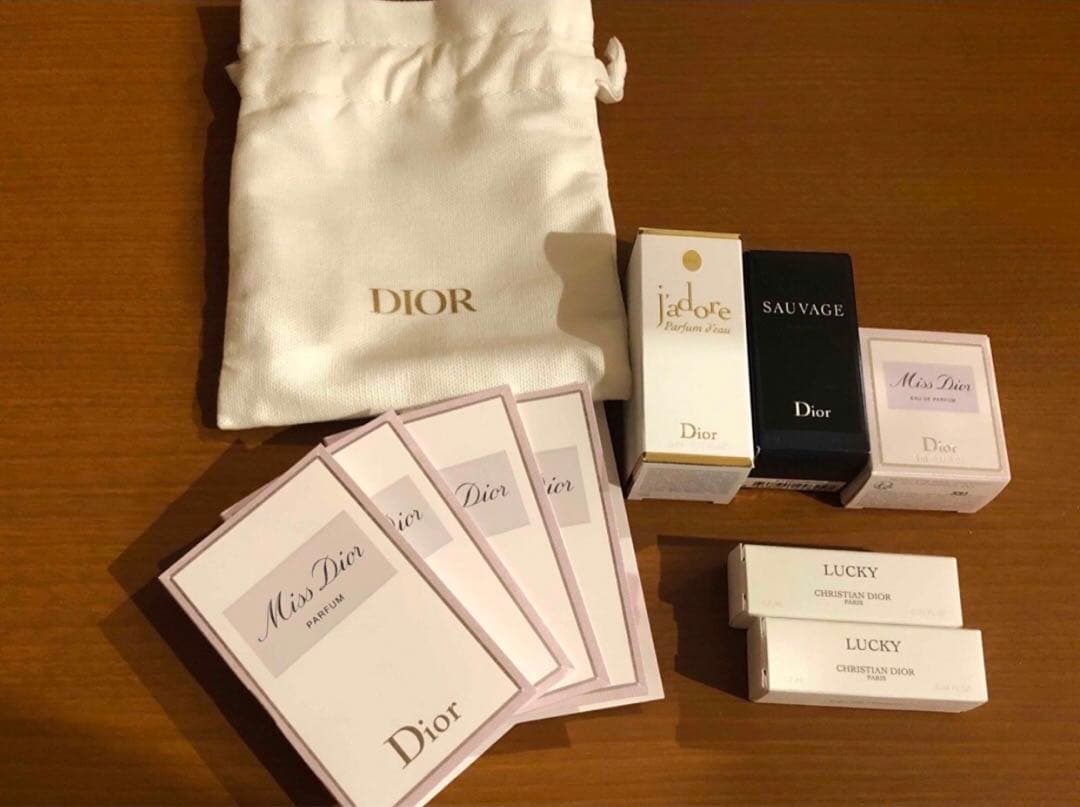 DIOR PLATINUM ノベルティ ヘアミストセット リップケース 香水
