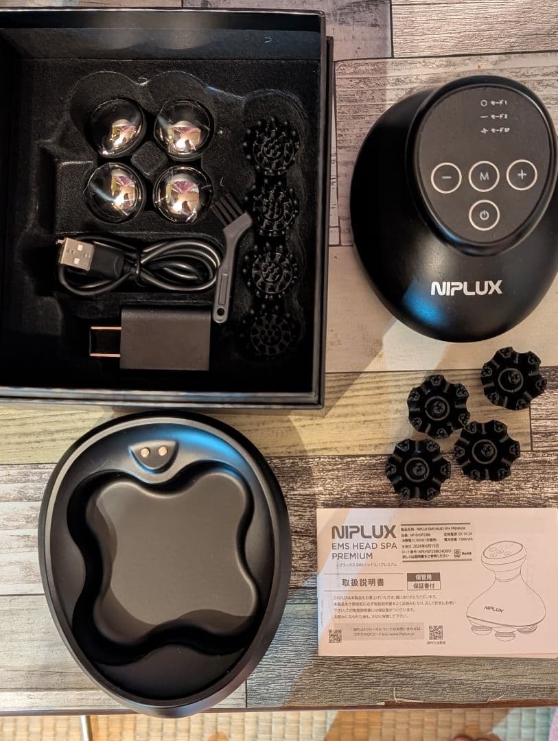 ボディ・フェイスケア NIPLUX EMS HEAD SPA PREMIUM