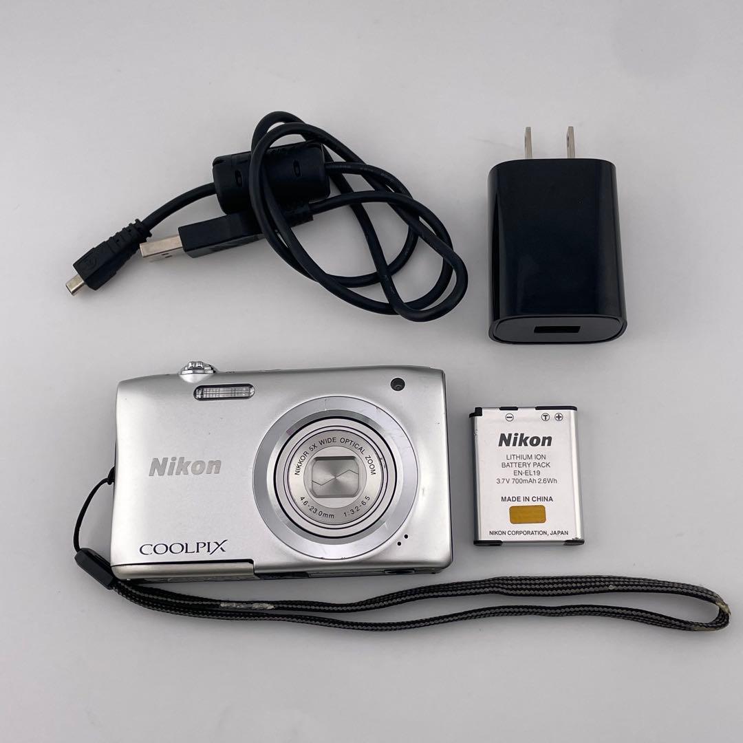 実写美⭕️良品【動作確認済】Nikon COOLPIX A100 デジカメ