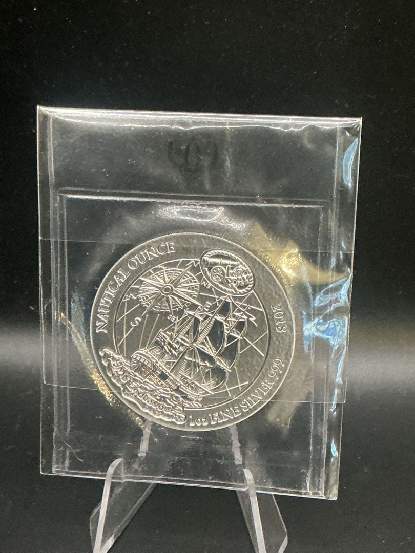 2018 ルワンダ「HMSエンデバー号」ノーティカル・オンス 1オンス純銀貨