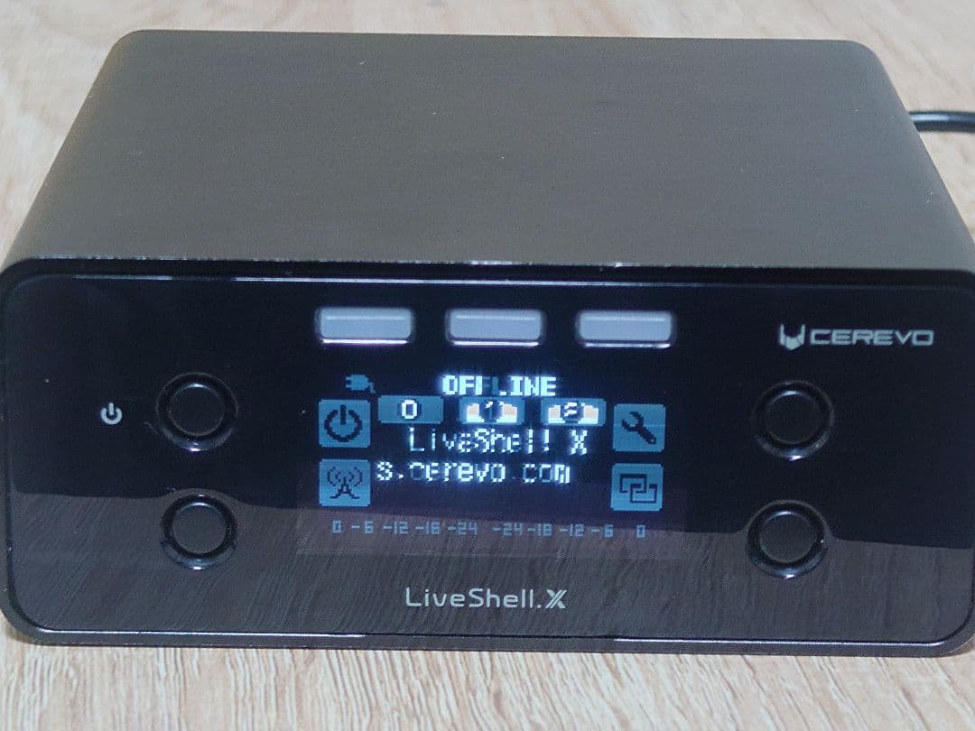 Cerevo LiveShell X　ライブ配信機器