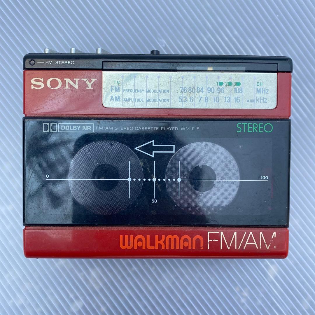 ジャンク　SONY WM-F15 カセットウォークマン