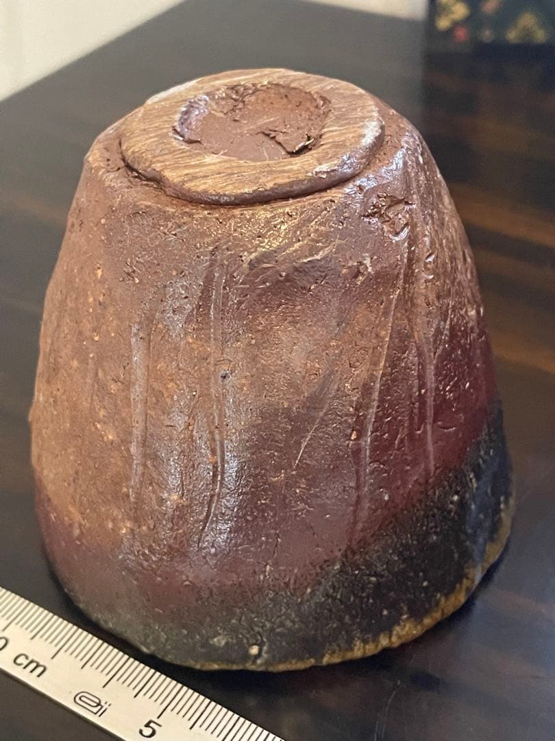 未使用　作家物　備前焼　湯呑み　茶碗　お茶碗　陶器製　2個セット