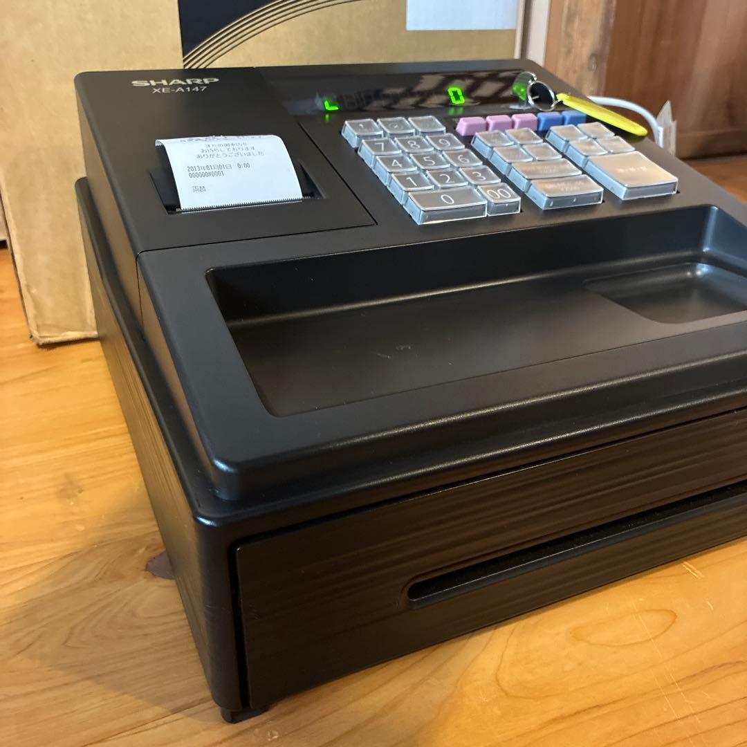 SHARP XE-A147-B ブラック 電子レジスタ