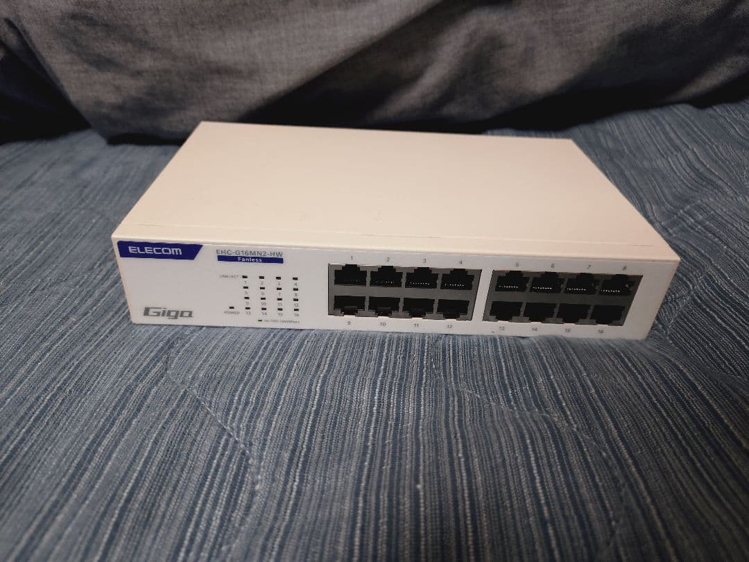 ELECOM Giga スイッチングハブ 16ポート